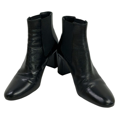 Saint Laurent Paris Short Boots 37 Black Side Gore Leather — view 2