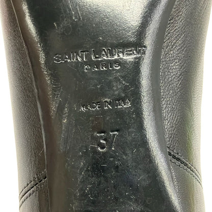 Saint Laurent Paris Short Boots 37 Black Side Gore Leather — view 6