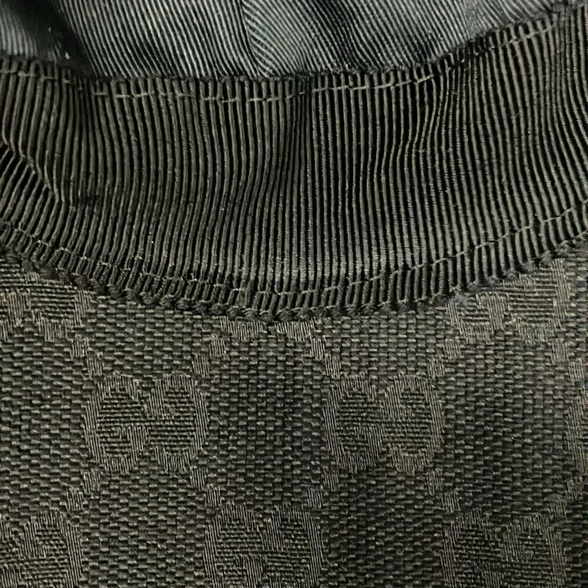 Gucci Cap M Black GG Pattern Cotton — view 8