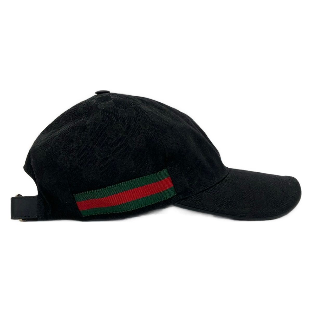 Gucci Cap M Black GG Pattern Cotton — view 2