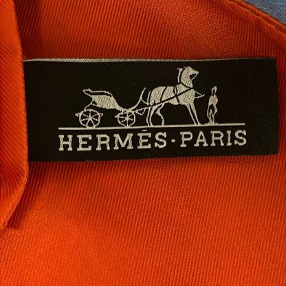 Hermes Pouch Silky Pocket Light Blue Multi Silk — view 5