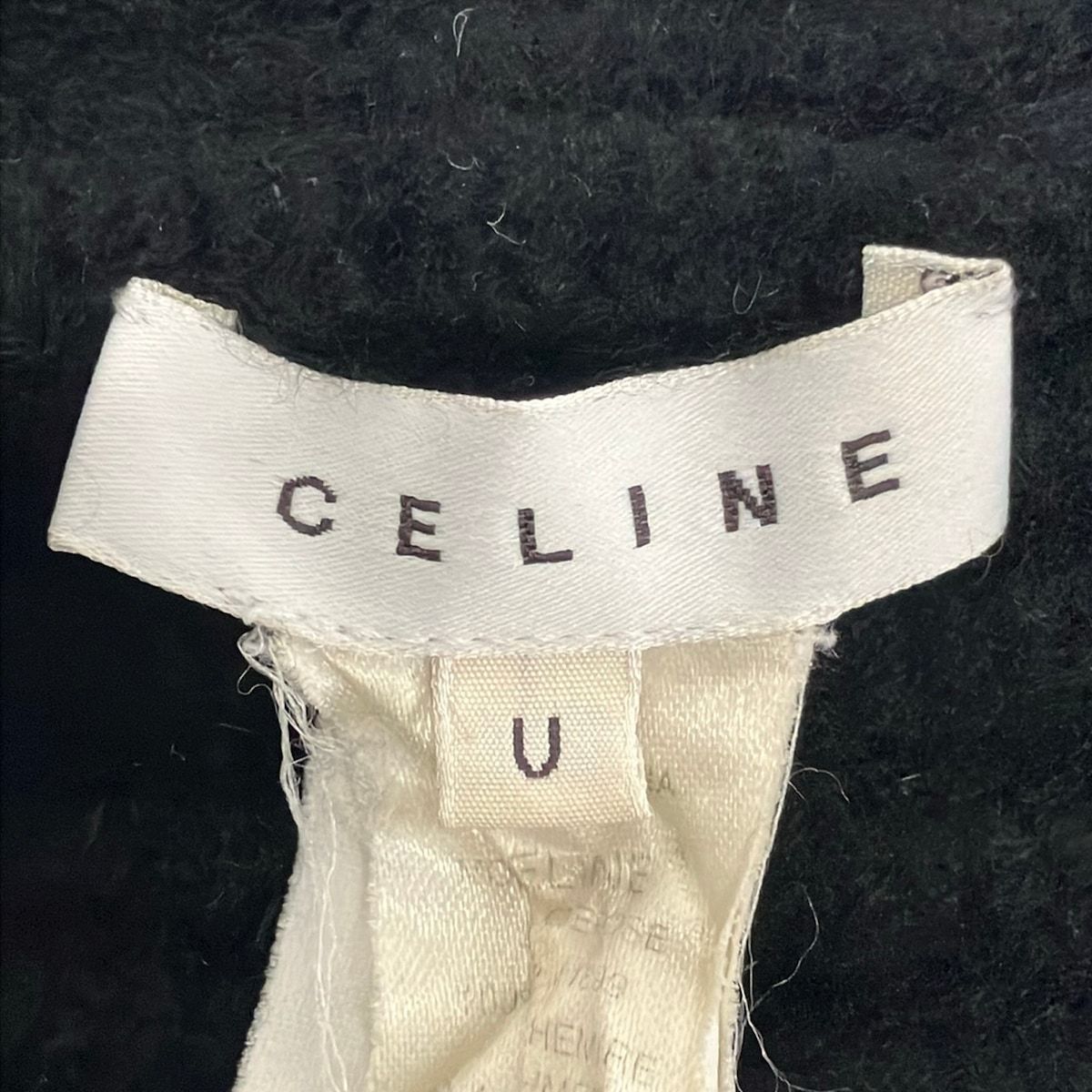 Celine Knit Hat Black Cashmere — view 5