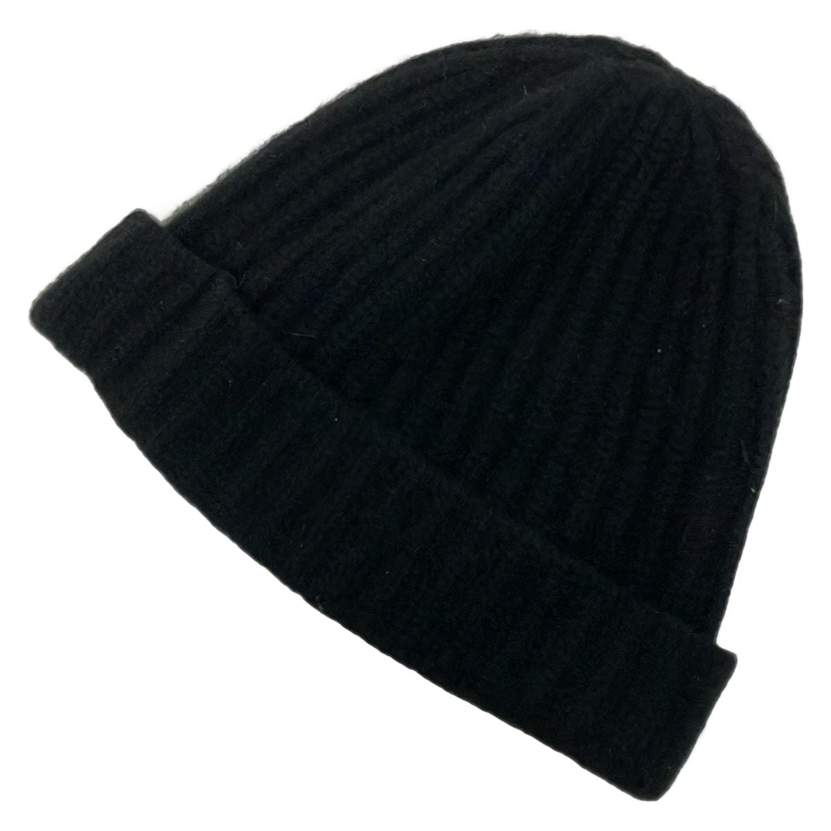Celine Knit Hat Black Cashmere — view 2