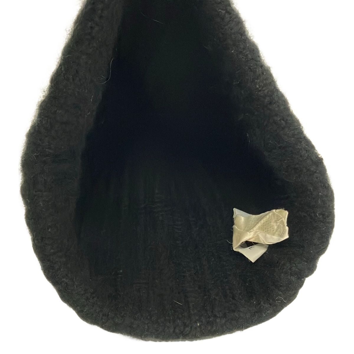Celine Knit Hat Black Cashmere — view 3