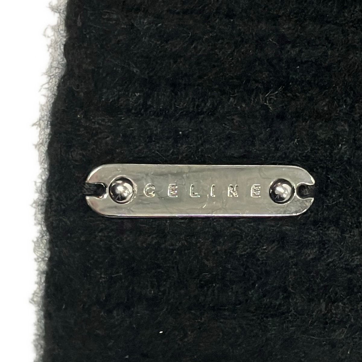Celine Knit Hat Black Cashmere — view 4