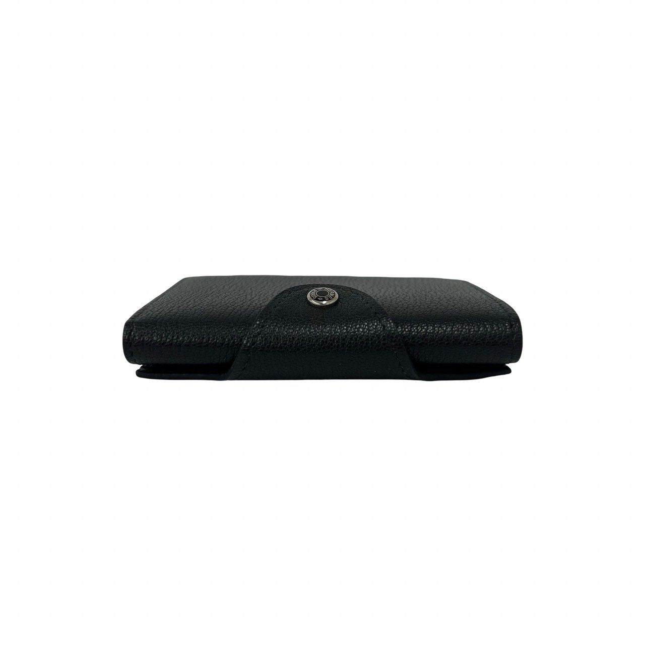 Hermes Illiade Compact Wallet Chevresham Kira Leather Bifold Black — view 3