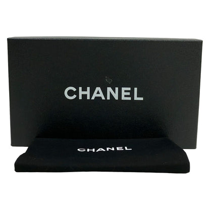 Chanel Flat Shoes 37 C Blue CC Logo Leather — view 7