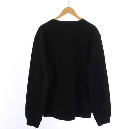 Loewe Embroidery Sweatshirt Crew Neck Long Sleeve Logo Gusset XXL Black YT — view 2