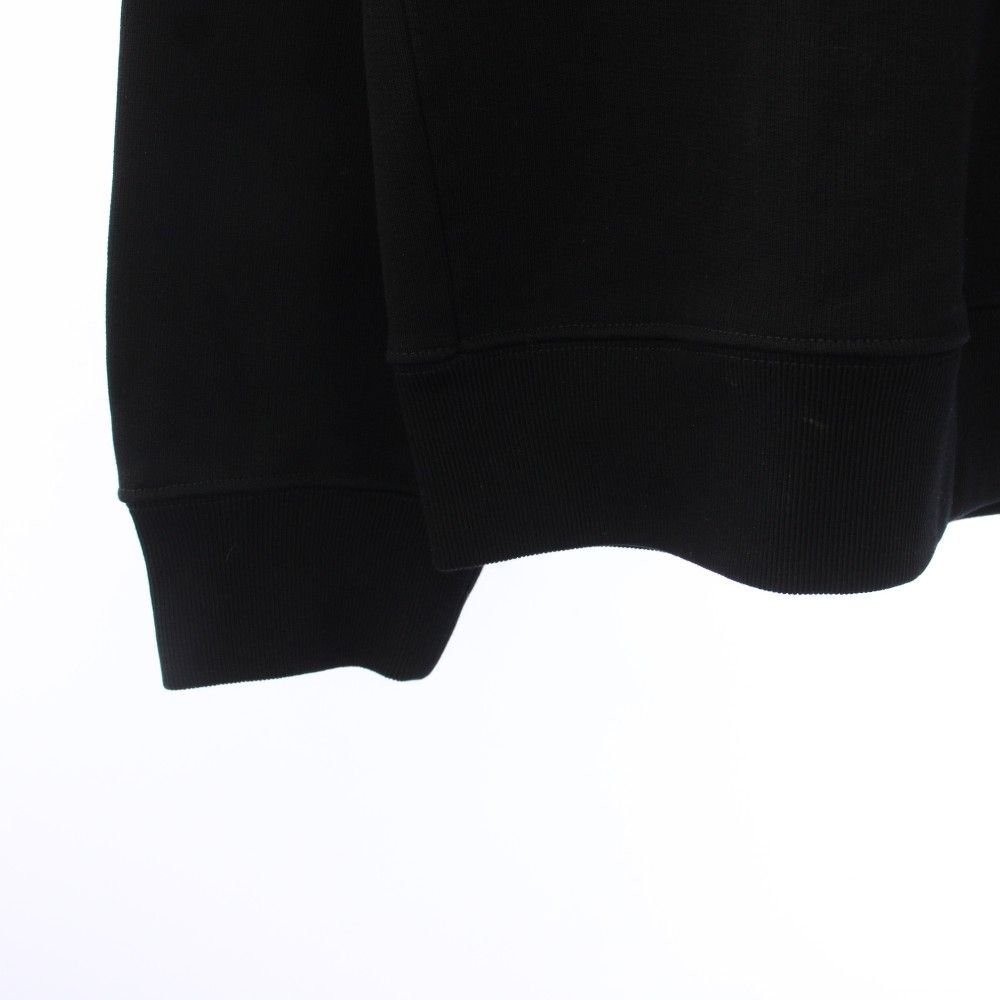 Loewe Embroidery Sweatshirt Crew Neck Long Sleeve Logo Gusset XXL Black YT — view 6