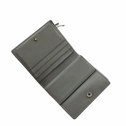 Balenciaga Neo Classic Mini Wallet Bifold Coin Purse Leather Gray — view 5