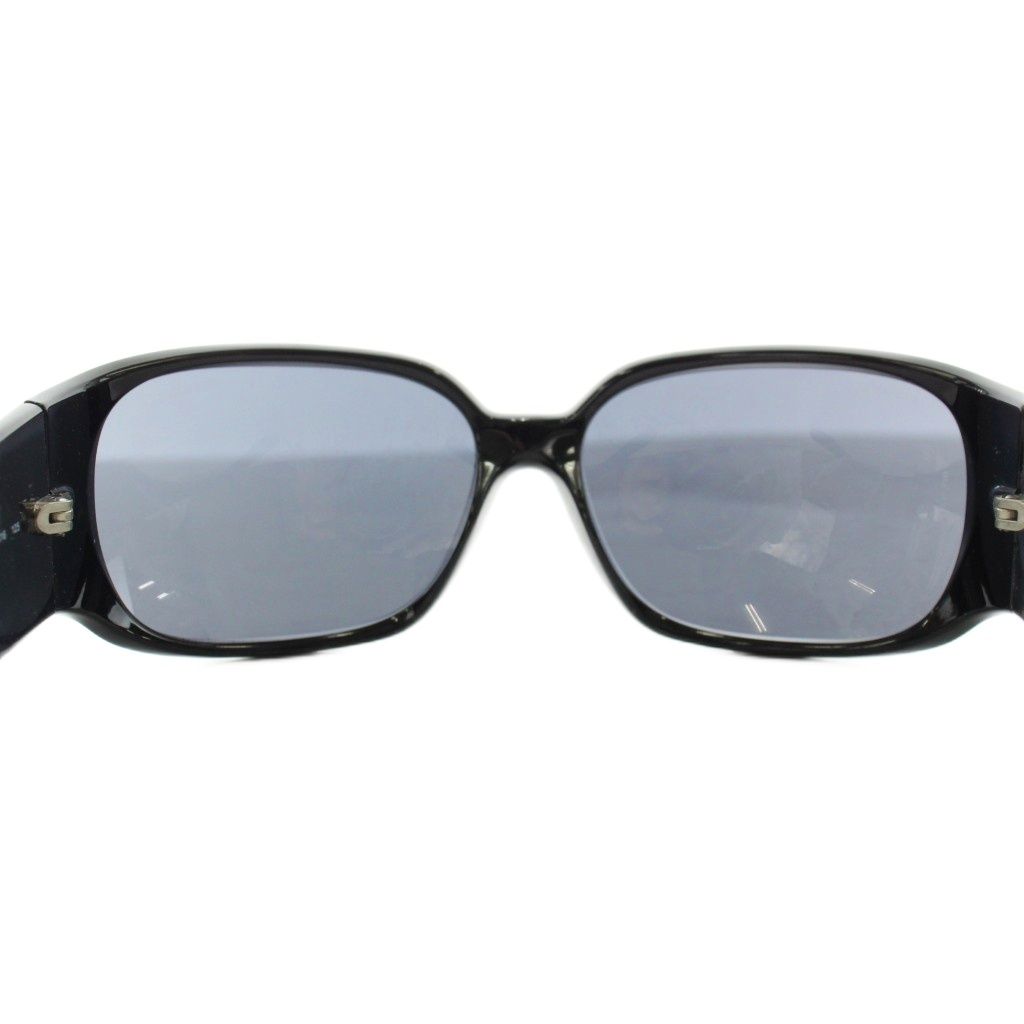 Chanel Quilted Stitch Rhinestone CC Logo Sunglasses Black Eyewear — view 4