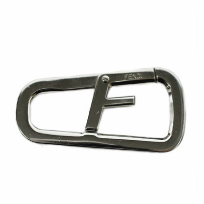 Fendi Key Charm Carabiner Silver Keychain