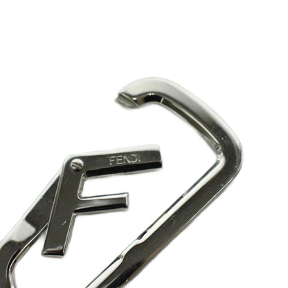 Fendi Key Charm Carabiner Silver Keychain — view 5