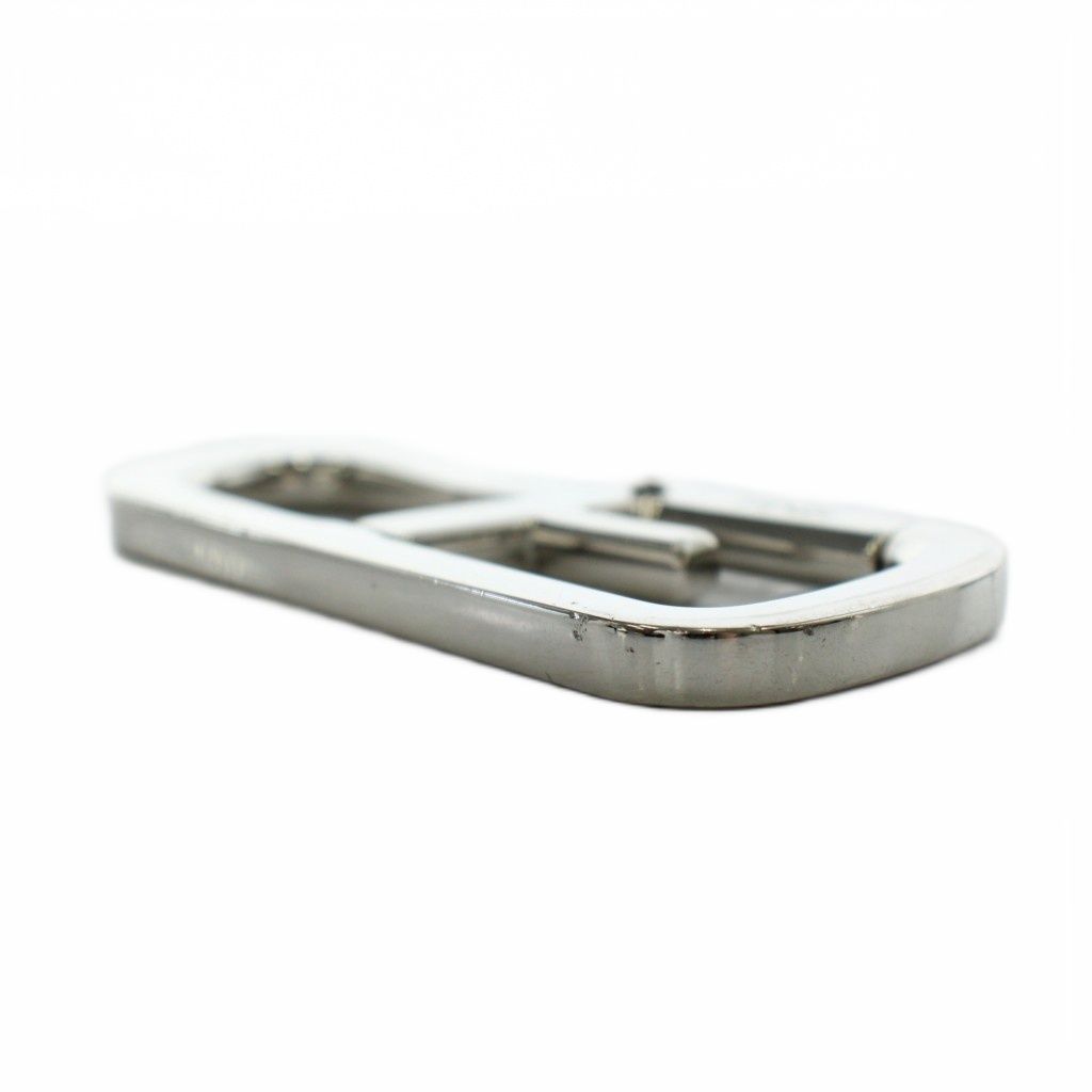 Fendi Key Charm Carabiner Silver Keychain — view 4
