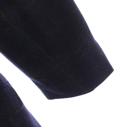 Loro Piana Terre Jacket Check Pattern Navy Blue — view 7