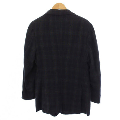 Loro Piana Terre Jacket Check Pattern Navy Blue — view 2