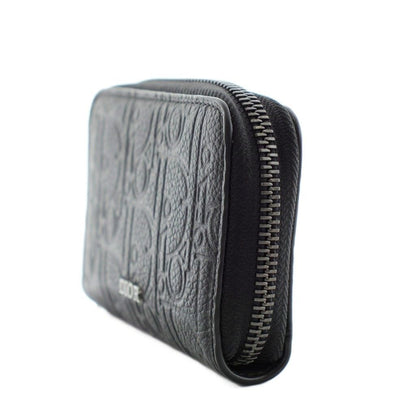 Dior O-Oblique Kugravity Leather Coin Purse Logo Black — view 4
