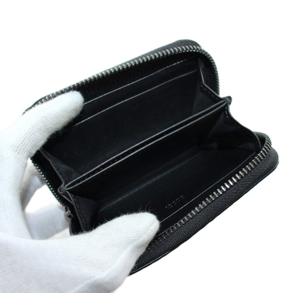 Dior O-Oblique Kugravity Leather Coin Purse Logo Black — view 6