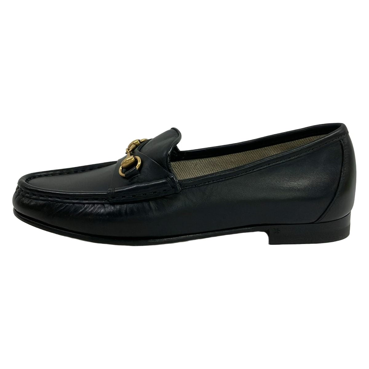 Gucci Loafers 36 Black Horsebit Leather