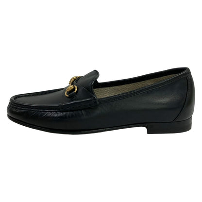 Gucci Loafers 36 Black Horsebit Leather