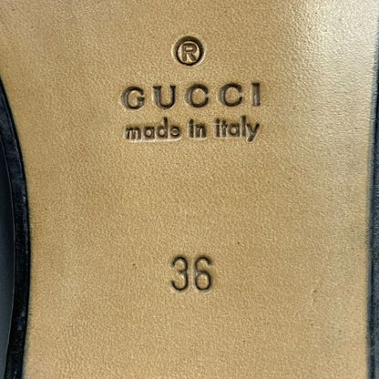 Gucci Loafers 36 Black Horsebit Leather — view 6