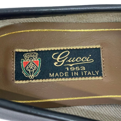 Gucci Loafers 36 Black Horsebit Leather — view 5