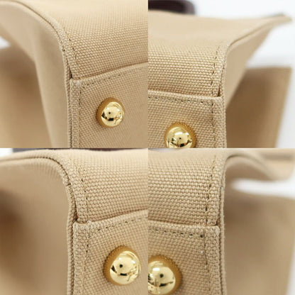 Fendi Heaven Sunshine 2-Way Shoulder Bag Beige Gold Canvas Leather — view 5