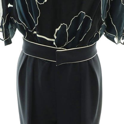 Max Mara Studio Flower Print Replacement All in One Short Sleeve Tapered Pants — view 4