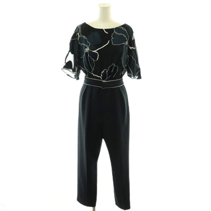 Max Mara Studio Flower Print Replacement All in One Short Sleeve Tapered Pants