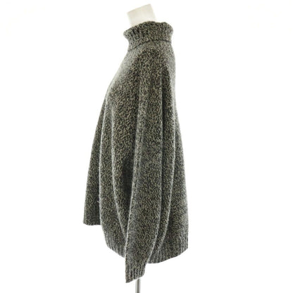Celine Cashmere 100 Turtleneck Knit Sweater S Black White ES — view 3