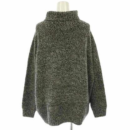 Celine Cashmere 100 Turtleneck Knit Sweater S Black White ES — view 2