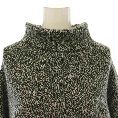 Celine Cashmere 100 Turtleneck Knit Sweater S Black White ES — view 5