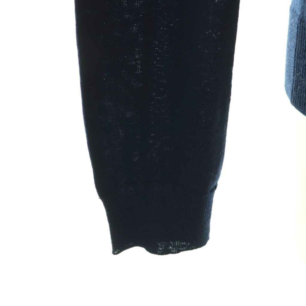 Prada Cardigan Long Sleeve Wool 38 Navy SY AD — view 5