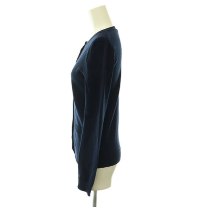 Prada Cardigan Long Sleeve Wool 38 Navy SY AD — view 3