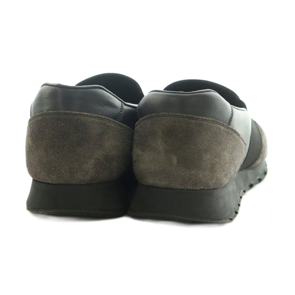 Prada Linea Rossa Slip on Leather 8.5 Black Slipper — view 5