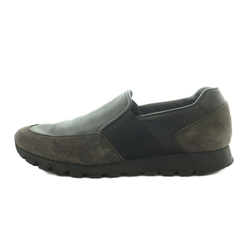 Prada Linea Rossa Slip on Leather 8.5 Black Slipper — view 2