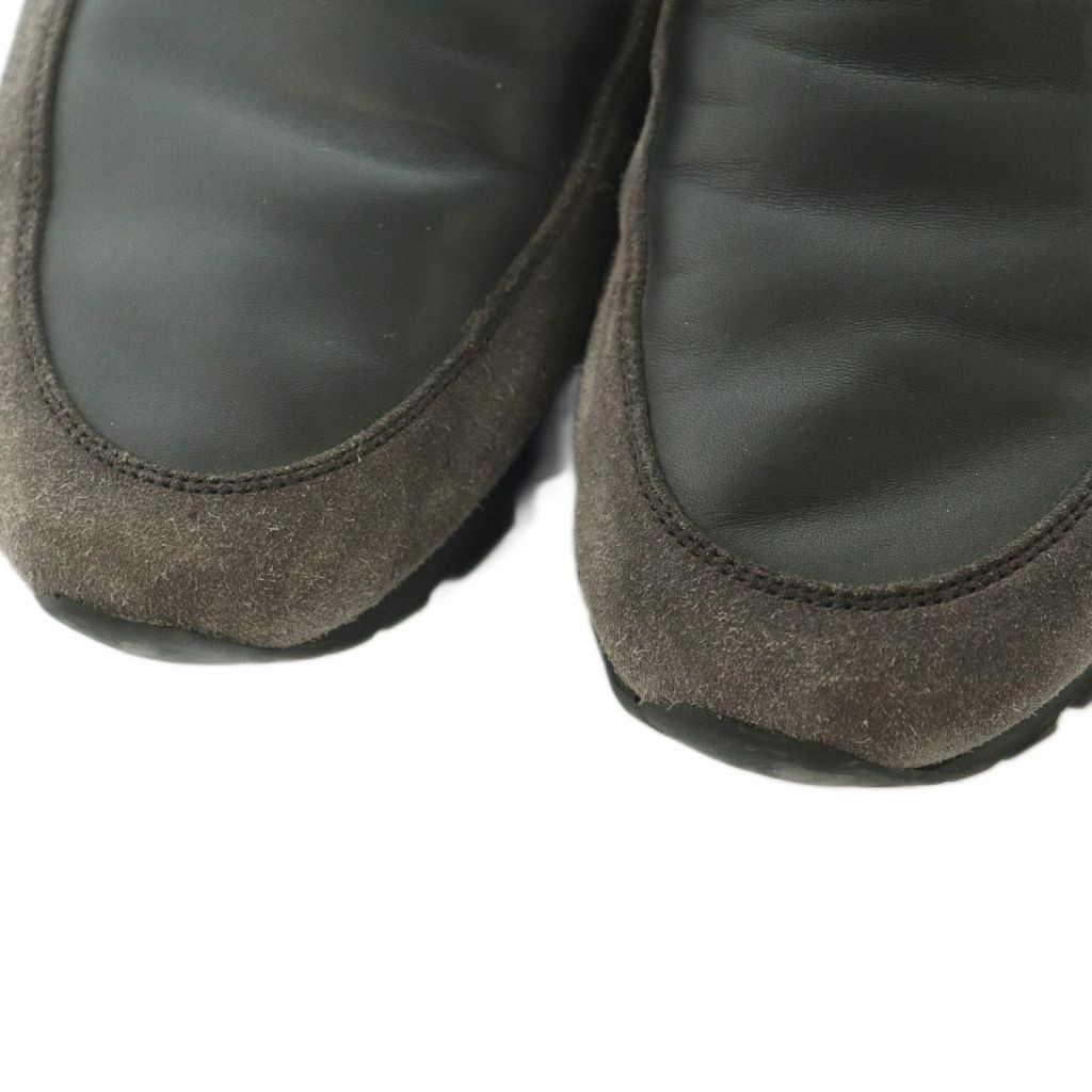 Prada Linea Rossa Slip on Leather 8.5 Black Slipper — view 3