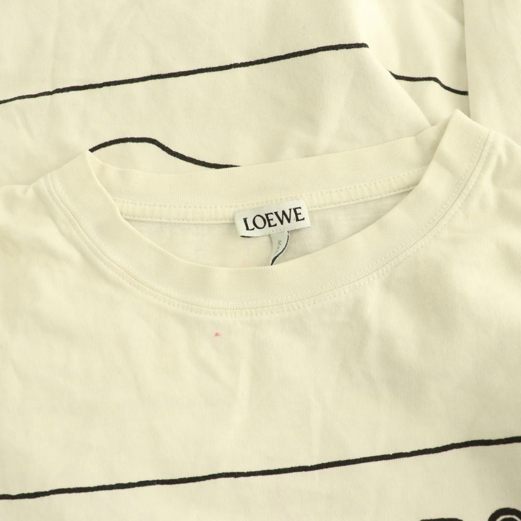 Loewe Dont Forget Print T-Shirt Short Sleeve Xxs White SY — view 5