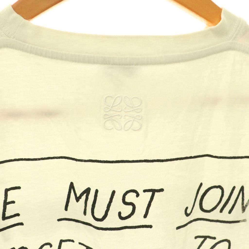 Loewe Dont Forget Print T-Shirt Short Sleeve Xxs White SY — view 4