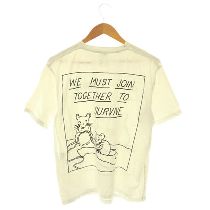 Loewe Dont Forget Print T-Shirt Short Sleeve Xxs White SY — view 2