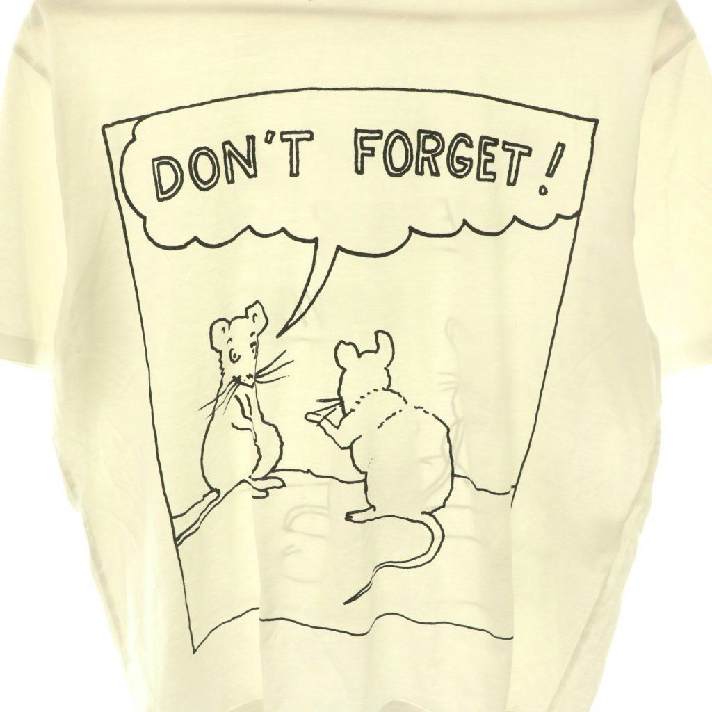 Loewe Dont Forget Print T-Shirt Short Sleeve Xxs White SY — view 3