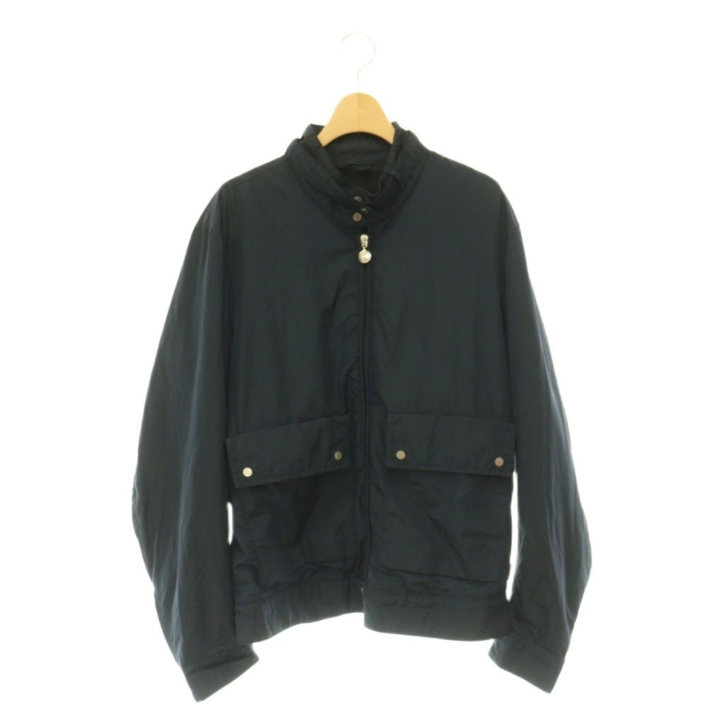Moncler Nylon Jacket Zip Up 3 Navy DO