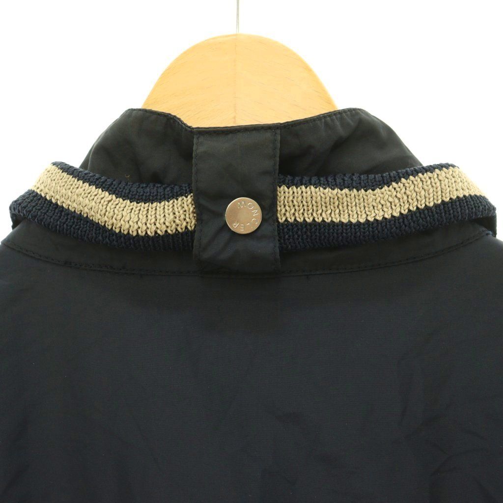 Moncler Nylon Jacket Zip Up 3 Navy DO — view 5