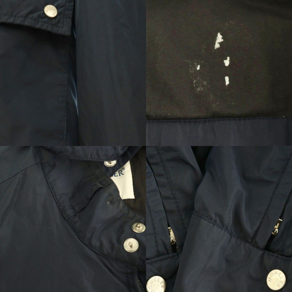 Moncler Nylon Jacket Zip Up 3 Navy DO — view 8