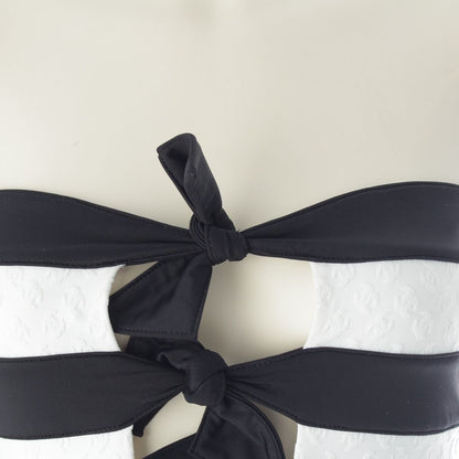 Chanel Swimwear Swimsuit Black White 34 — view 5