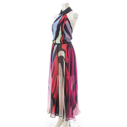 Chanel Collection Silk Maxi Dress Multicolor 34 — view 2
