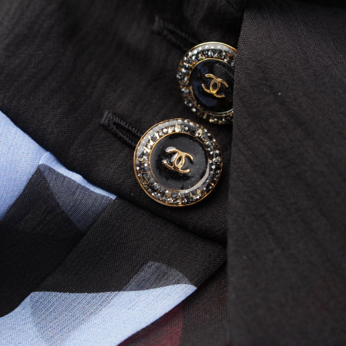 Chanel Collection Silk Maxi Dress Multicolor 34 — view 8