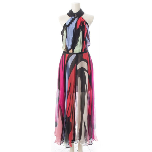 Chanel Collection Silk Maxi Dress Multicolor 34