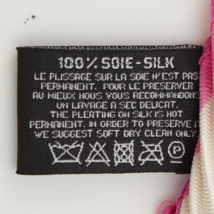 Chanel Silk CC Logo Scarf Purple — view 8