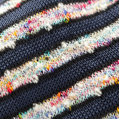 Chanel Rayon Cotton Border Sleeveless Knit Dress Multicolor 34 — view 9